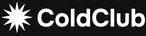 coldclub logo white on black